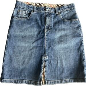 Burberry Jean Skirt 14y